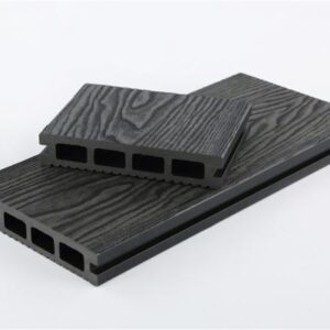 Piso Deck en Relieve Park Tableros 3D con un patrón de vetas de madera sobre un fondo blanco.